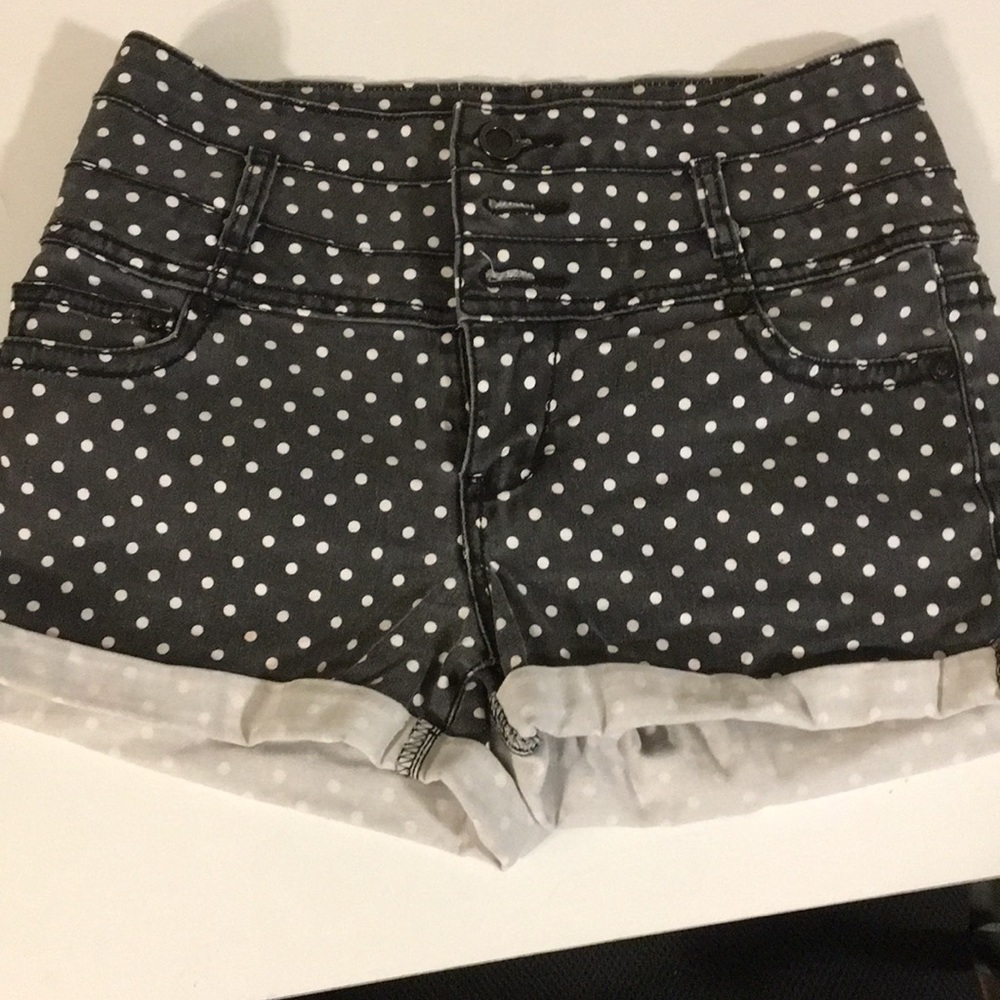 High-waisted Jean Shorts